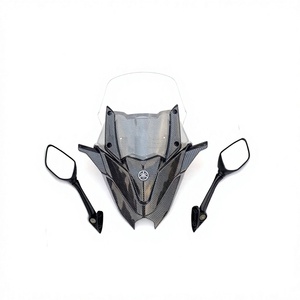 Compatible avec Yamaha NMAX 25-26, pare-brise avant amélioré TMAX, pare-brise plus haut, rétroviseurs avant. - Product Image 5