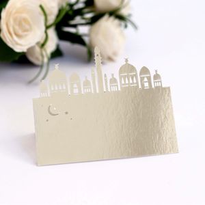 Cartes de vœux pour l'<span class=keywords><strong>A</strong></span>ïd avec enveloppes et cartes de table assorties pour le Ramadan, pour l'agencement des invités, calligraphie islamique élégante, qualité supérieure - Product Image 4