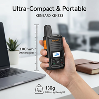 KENEARD KE-333 4G pour Full Netcom, double Nano SIM, batterie 3000 mAh, charge Type-C, puissance de sortie 2W, talkie-walkie PTT mondial