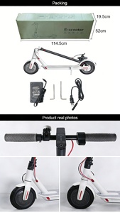 สกู๊ตเตอร์พับได้กันน้ำ KIXIN EU US Warehouse Brushless 36V 250W รุ่นอัพเกรดสำหรับเมือง โคลอมเบีย CE ROHS MK083 IP54 กันน้ำ - Product Image 4