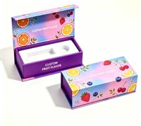 Boîte cadeau en papier magnétique écologique durable résistante aux enfants avec fermeture magnétique, pour cartouches de 1 ml, 2 ml, 1 g, avec manchon antidérapant réutilisable pour enfants, en céramique.