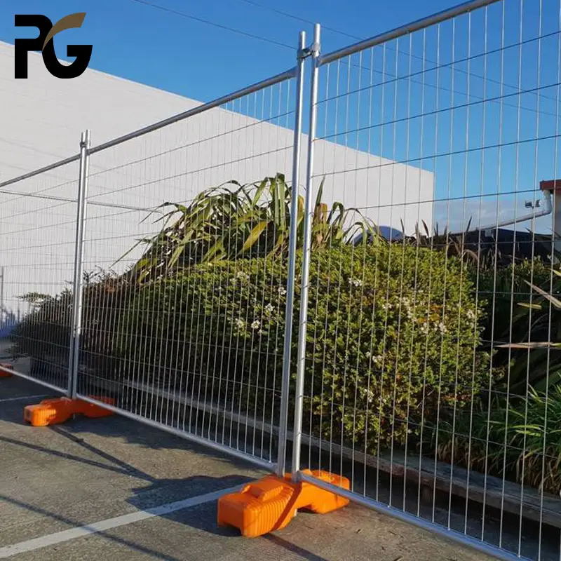 Easily Assembled Customized Galvanized Temp Fence Panel 2.1 M X 2.4 M Temporary Fencing For Australia Market