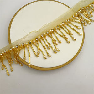 Decorazione decorativa per matrimonio con strass con perline a catena con colletto fatto da te - Product Image 5