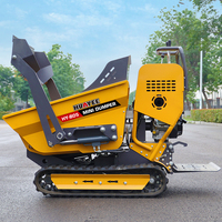 Mini-dumper chenillé multifonctionnel avec livraison gratuite, mini-dumper 800 kg 500 kg, mini-transporteur, camion benne pour la construction