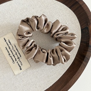 Bandeau plissé en satin coréen, haute élasticité, sans couture, pour queue de cheval - Product Image 6