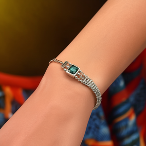 E035-190-018ZML สร้อยข้อมือแฟชั่นแบบโซ่และแบบเชื่อมต่อ - Product Image 3