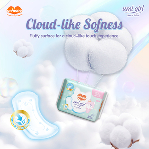 Serviettes hygiéniques tendance Unihope super absorbantes en coton avec ailettes pour le confort des femmes - Product Image 6