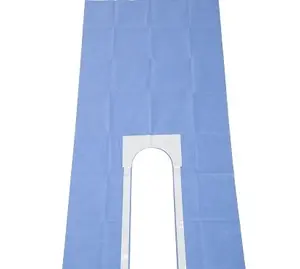 Medische Verbruiksartikelen Wegwerp Chirurgische Diafragma Drape Split U Draperen Met Lijm (Thailand Fabriek)