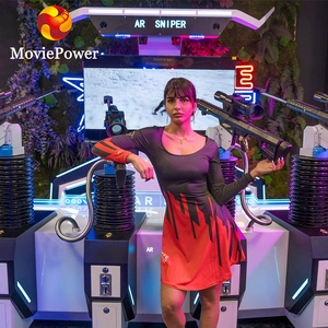 4 người chơi chơi game bắn súng trên thiết bị chơi game PlayStation VR 9D. - Product Image 3