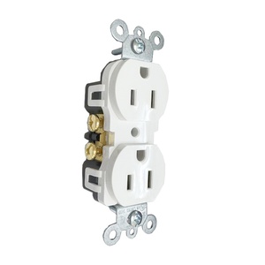 Enchufe de Pared Dúplex Estándar Americano NEMA5-15R 15A 125V / Certificación <span class=keywords><strong>CUL</strong></span> Clasificación IP23 Construcción de Cobre y PC Blanco - Product Image 3