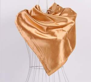 Nueva bufanda larga de Otoño de poliéster de color sólido al por mayor Hijab de mujer - Product Image 2