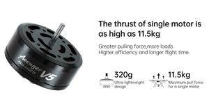 Moteur brushless DC pour drone FPV BrotherHobby Avenger V5 6212 220kv/240kv/260kv avec hélice pliable - Product Image 3