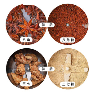 Molino eléctrico de acero inoxidable 150W 110V 240V Menos de 1L para hierbas y especias Uso doméstico - Product Image 3