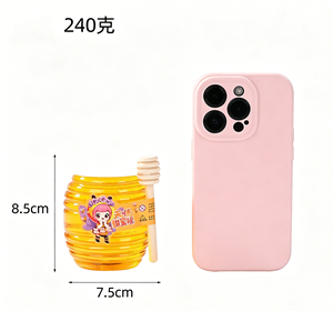 Slime bulle PVA cristallin 8,5 cm Angel Honey Pot, boue de cristal, sûr, non toxique, non collant, jouet anti-stress alimentaire simulé pour enfants - Product Image 5