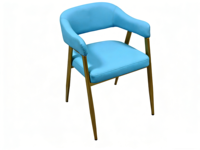 Chaise moderne à prix d'usine, chaise en acier et en fer pour café, restaurant et salon de thé