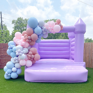 Wholesale commercial kids bounce house pvc jumping castle <b>inflatable</b> purple bouncer for outdoor party - Product Image 1