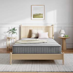 Matelas hybride <span class=keywords><strong>POWERX</strong></span> à ressorts ensachés et mousse à mémoire de forme 5 zones, tailles King et Queen, orthopédique anti-escarres pour chambre ou hôtel - Product Image 1
