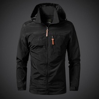 Veste de montagne pour homme, épaisse, imperméable, à fermeture éclair, en softshell, avec logo personnalisé, respirante, coupe-vent, col roulé, automne-hiver