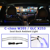 Lampe d'ambiance décorative pour siège avant, éclairage d'atmosphère intérieur de voiture, modification et amélioration pour Mercedes-Benz W205 X253