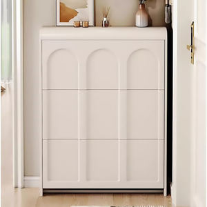 Scarpiera Ribaltabile Ultrasottile Stile Crema per Ingresso <span class=keywords><strong>Casa</strong></span> - Novità 2025 Mobile Contenitore da Ingresso Integrato <span class=keywords><strong>di</strong></span> Grande Successo - Product Image 5