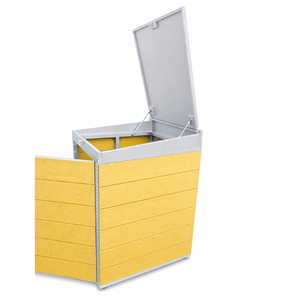 Best Price Metal Wall-Mounted Collapsible Portable Decorative Outdoor Bin <b>Cover</b> Water Resistant OEM/ODM EDPTBC000 - Product Image 1