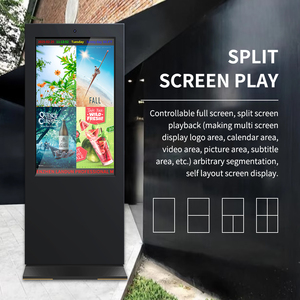 Không thấm nước 43 55 65 inch ngoài trời LCD hiển thị quảng cáo Máy nghe nhạc Màn hình đường phố ngoài trời màn hình cảm ứng bảng điều chỉnh với IP65 đứng hiển thị - Product Image 6