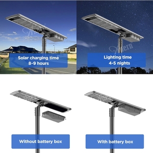 Đèn đường năng lượng mặt trời tất cả trong một 300W 100W 150W 200W Đèn năng lượng mặt trời ngoài trời không thấm nước với Camera và cảm biến chuyển động - Product Image 2