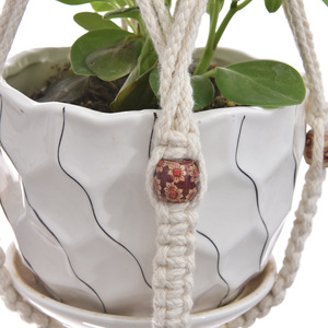 <span class=keywords><strong>Pot</strong></span> <span class=keywords><strong>de</strong></span> <span class=keywords><strong>fleurs</strong></span> en macramé, panier suspendu fait à la main avec corde nouée, sac à filet horticulque pour porte <span class=keywords><strong>de</strong></span> maison, <span class=keywords><strong>de</strong></span> balcon, cour, décor <span class=keywords><strong>de</strong></span> jardin - Product Image 4
