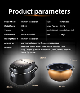Olla Arrocera Digital con Pantalla Digital y Función de Mantener Caliente, Fabricada en China, <span class=keywords><strong>a</strong></span> <span class=keywords><strong>Buen</strong></span> <span class=keywords><strong>Precio</strong></span> - Product Image 5