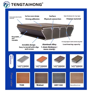 Revestimiento de suelo para exterior, suelo de aluminio impermeable, suelo compuesto de aleación de aluminio para terraza - Product Image 2