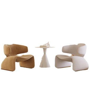 Sáng Tạo ghế đơn Thiết kế ghế <span class=keywords><strong>sofa</strong></span> trong gỗ cho khách sạn giải trí khu vực còn lại đàm phán bảng một Bảng Hai Ghế kết hợp - Product Image 5