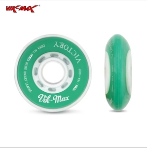 Roues de patins à roulettes d'intérieur en PU 76A, roues de patins à roulettes d'entraînement à adhérence lisse, roues de patins à roulettes de vitesse pour hockey en ligne 72mm 76mm 80mm - Product Image 3