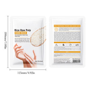 OEM organik beyazlatma el maskesi koyu cilt için doğal nemlendirici besleyici eldiven - Product Image 2