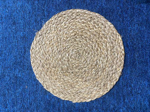 Flower Woven <b>Placemat</b> Handmade Straw Corn Husk Seagrass <b>Placemats</b> for Dining Table Decor Wall Hanging Boho Wall Decor - Product Image 3