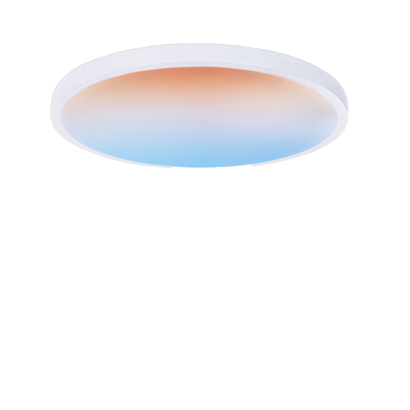 European TUYA WIFI Full-Spectrum Minimalist White DIY Skylight LED Ceiling Lights Remote Kid Room Colorful Eye Protective