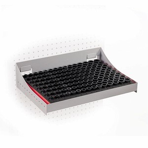 Bandeja para Herramientas Usag de 480x330x100 mm, Apilable, con Recubrimiento de Polvo de Aluminio y 16 Compartimentos para Almacenamiento en Taller - Product Image 1