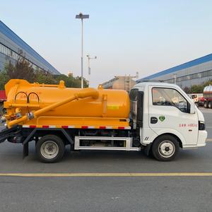 Petit camion d'aspiration des eaux usées, 2 mètres cubes, camion d'aspiration des eaux usées, camion d'aspiration des fosses septiques - Product Image 3