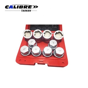 Juego de Llaves de Seguridad para Tuercas de Rueda, 10 Piezas, Material CrV Plateado, Garantía de 1 Año, Moldeado por Soplado, para Land Rover Universal, TAIWAN CALIBRE - Product Image 2
