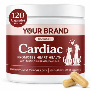 Capsules de soutien cardiovasculaire pour chiens et chats, L-Carnitine, <span class=keywords><strong>Taurine</strong></span>, santé du cœur et des muscles, métabolisme énergétique, formule personnalisée OEM ODM - Product Image 1