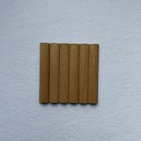 Panneaux muraux en tambour Contractor Choice, placage bois naturel, panneau à lattes pour salle de réunion, bureau