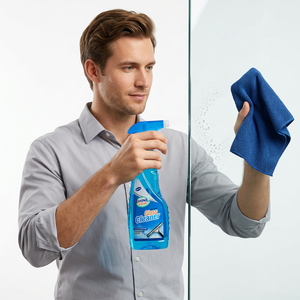 Nettoyant Vitres Shine View 500ml – Liquide Transparent Bleu en Flacon Pulvérisateur / Nettoyant Vitres Shine View Liquide – Sans Traces pour Vitres et Surfaces - Product Image 2
