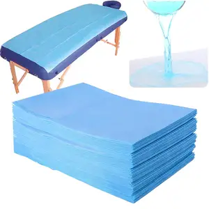 31 x 70 inches disposable bed sheets waterproof bed blue disposable non woven bed sheets for salon