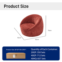Canapé-lit minimaliste moderne Shunlinghang en tissu éponge compressé, canapé paresseux pour une personne, fauteuil de loisirs