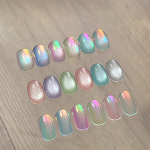 AILANUO Esmalte de Uñas en Gel Efecto Ojo de Gato Aurora de 6 Colores - Serie Ojo de Gato Magnético TPO - Esmalte de Uñas en Gel UV Sin HEMA OEM/ODM - Product Image 2