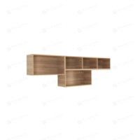 Ensemble de meubles de chambre à coucher en bois moderne Candlewood avec rangement pour lits King/Queen/Twin