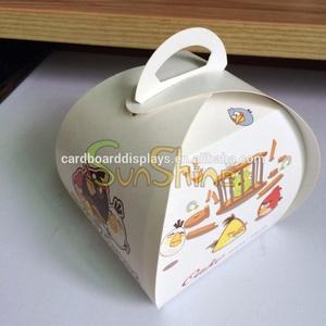 Ensemble de décoration de gâteaux, boîtes à gâteaux en papier, boîtes de boulangerie blanches - Product Image 4