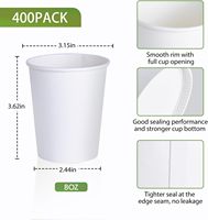Gobelets à café jetables en papier avec couvercles et manchons, vente en gros, gobelets anti-fuite pour boissons chaudes avec manchon ondulé pour café