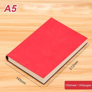 Factory Wholesale School Office Agenda <b>Notepad</b> 200 Pages Leather Hardcover <b>A5</b> - Product Image 4