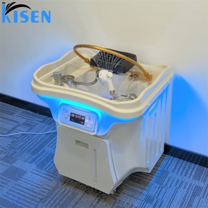 KISEN Moderno Lavacabezas Portátil con Circulación de Agua, Sillón de Lavado Móvil para Spa Capilar, Mobiliario de Salón de Belleza Japonés - Product Image 2