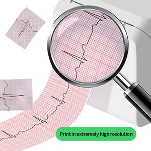 Papel Térmico para Registro Médico, Impresión de Gráficos de EKG de 3 Canales, 112 mm x 30 m, Capa Única, Alta Suavidad, Longitud Personalizable - Product Image 3